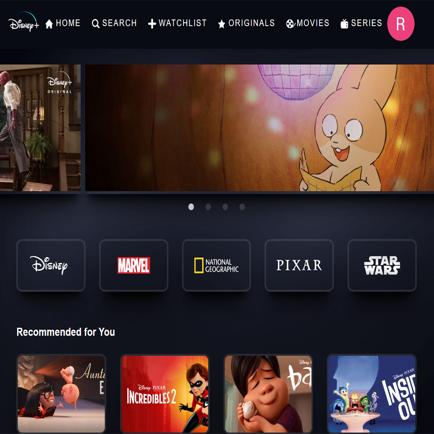Disney Plus Clone