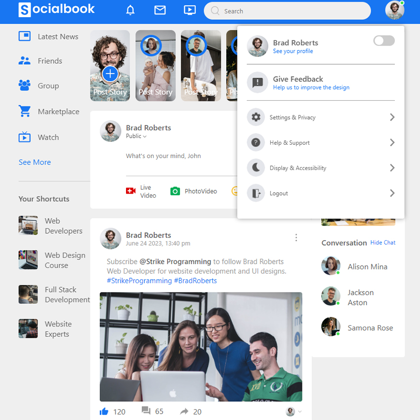 Facebook Clone
